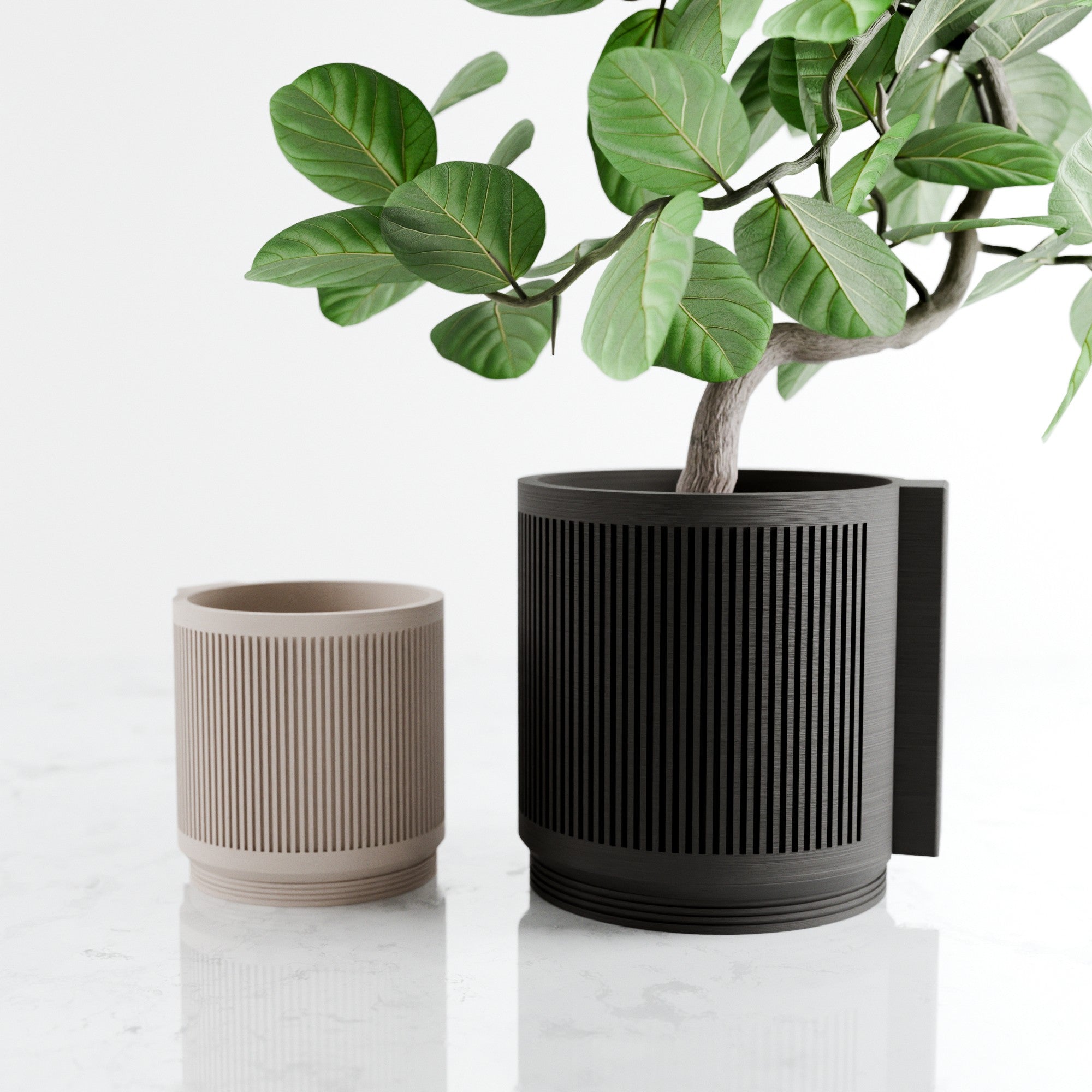 Hanging Stream Wall Planter from Modernized Pottery