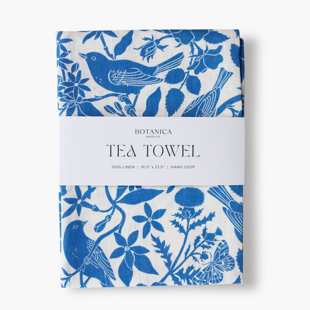 SONGBIRDS | 100% LINEN TEA TOWEL