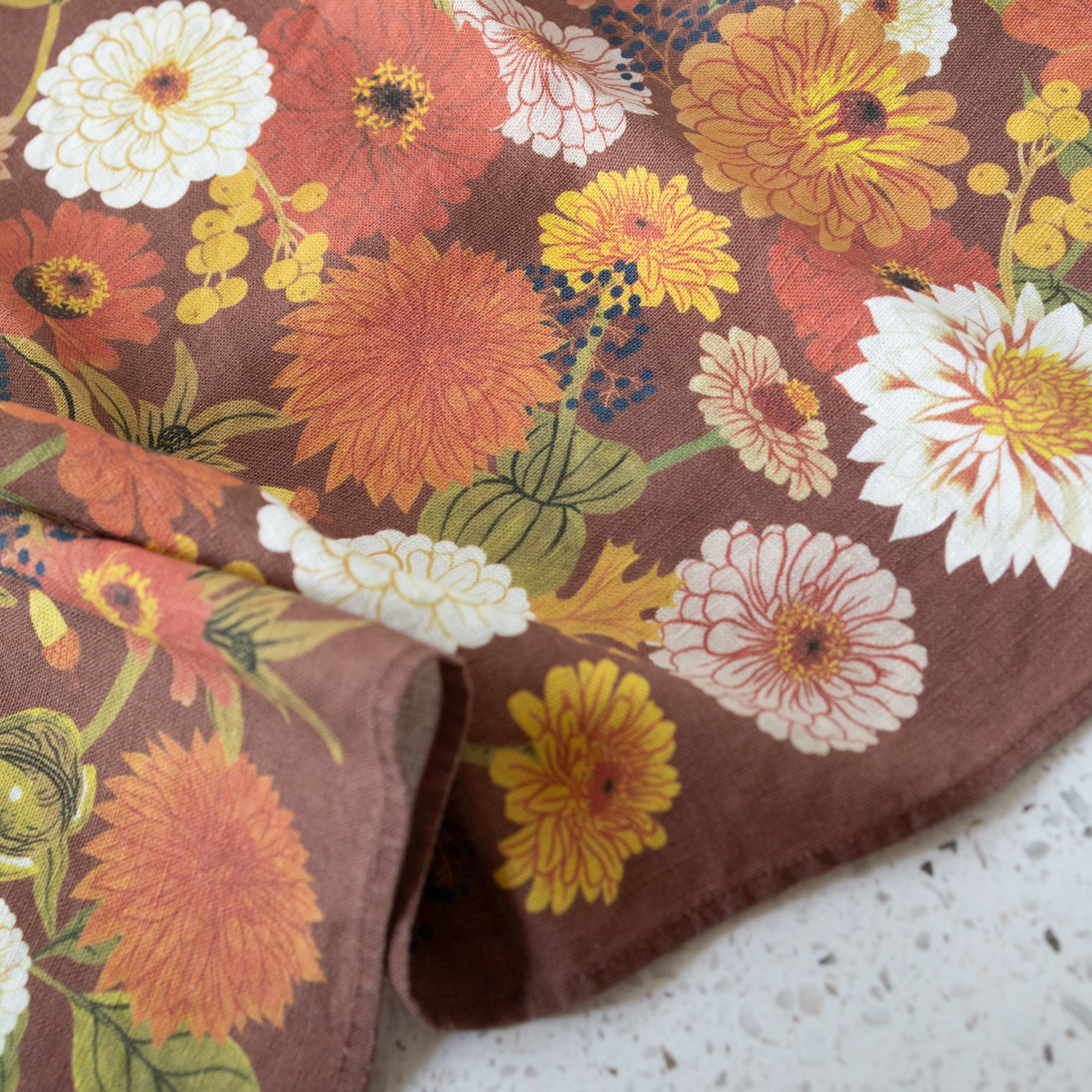 AUTUMN | 100% LINEN TEA TOWEL