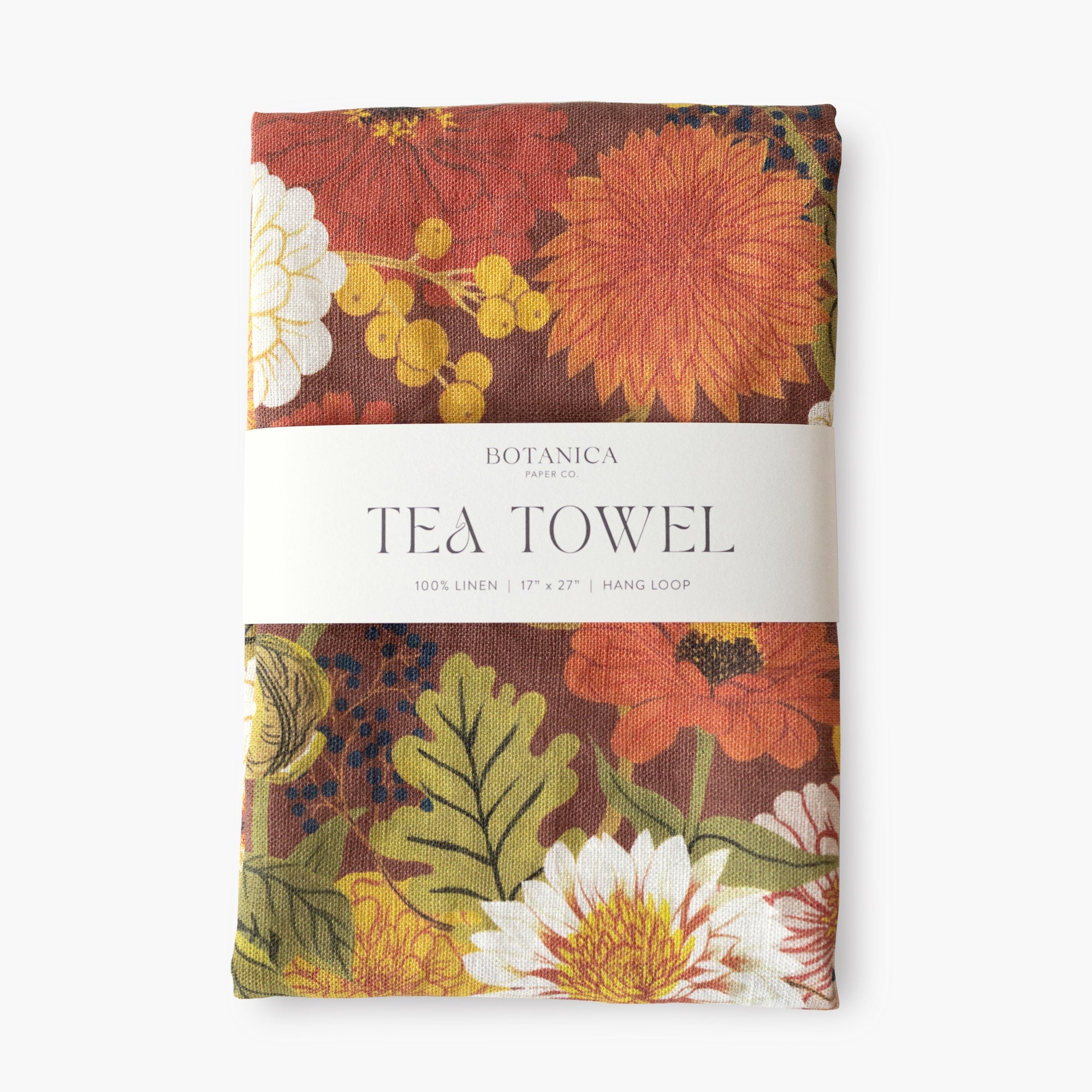 AUTUMN | 100% LINEN TEA TOWEL