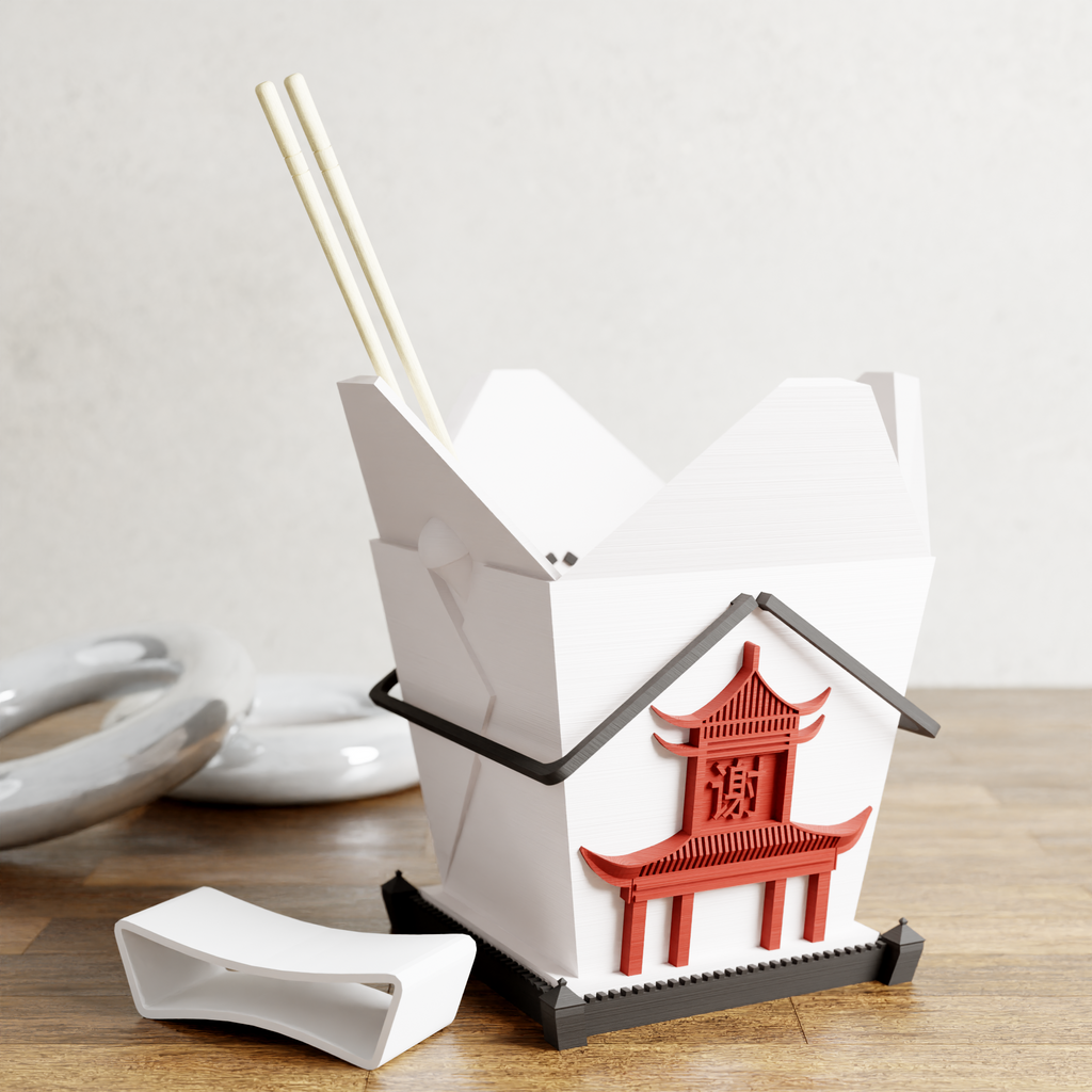 Chinese Takeout Planter from Modernized Pottery