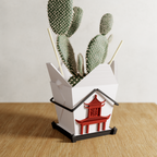 Chinese Takeout Planter from Modernized Pottery