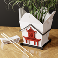 Chinese Takeout Planter from Modernized Pottery