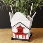 Chinese Takeout Planter from Modernized Pottery