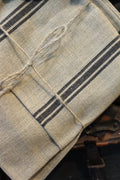 Thieffry Belgian Linen Tablecloth, Rectangle, Black