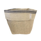Thieffry Belgian Linen Bread Basket, Black