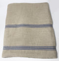Thieffry Belgian Linen Tablecloth, Rectangle, Blue
