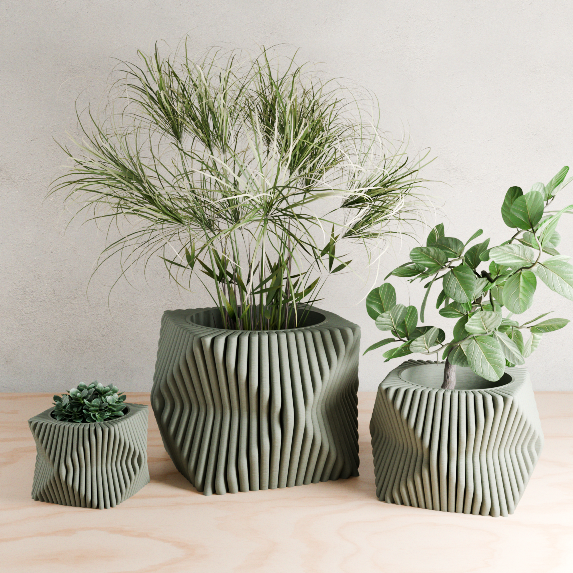 Tide Planter from Modernized Pottery