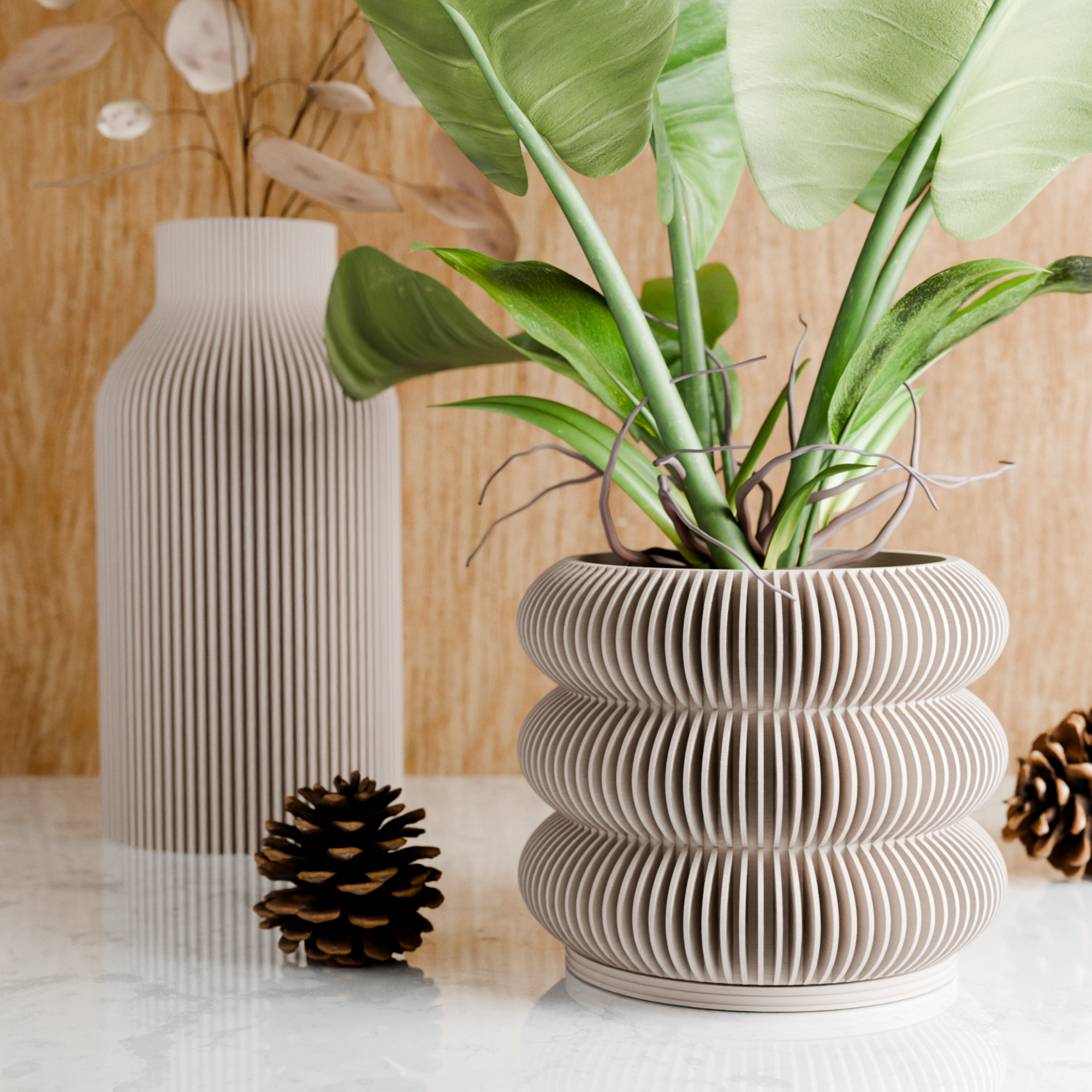 Triple Bubbles Planter from Modernized Pottery