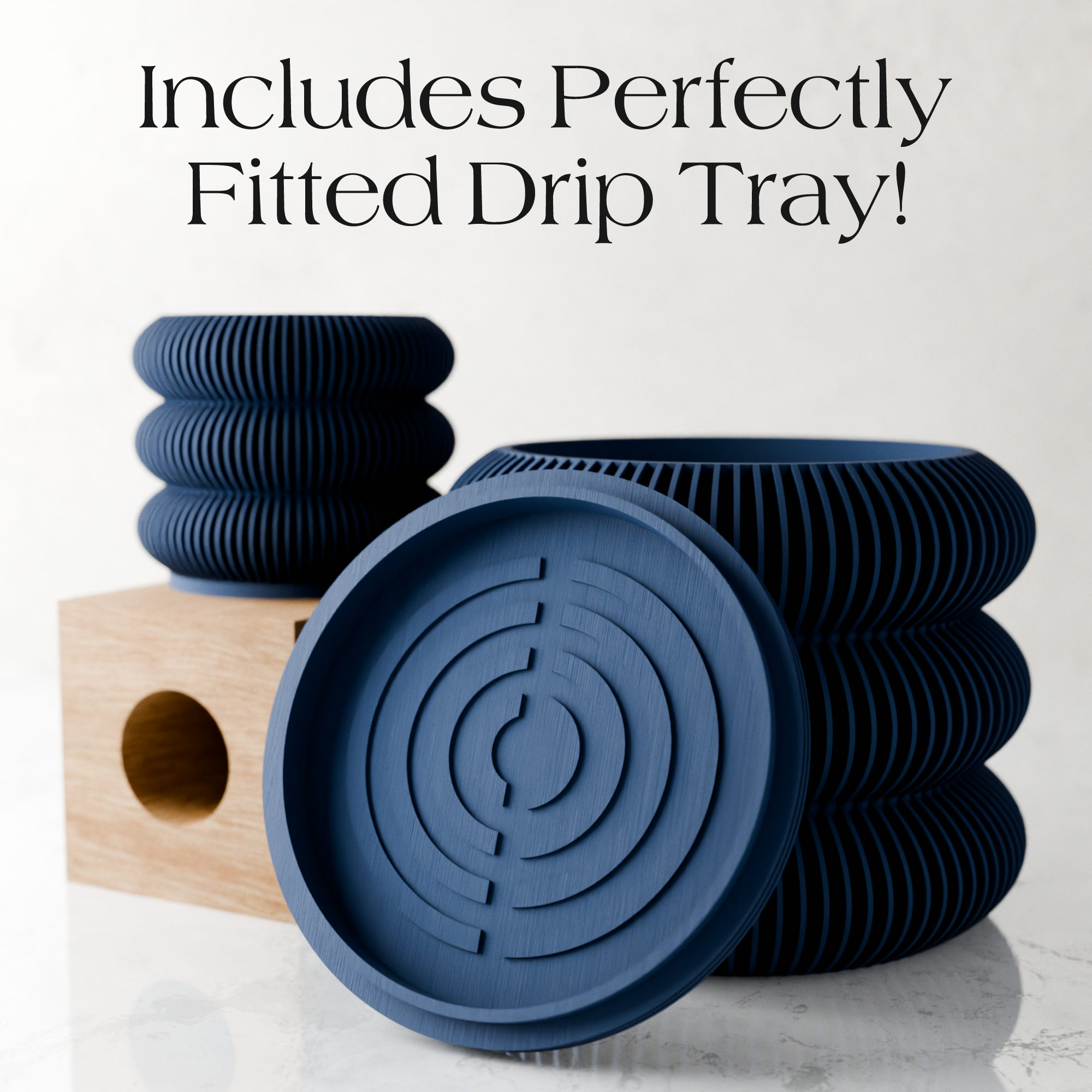 Triple Bubbles Planter from Modernized Pottery