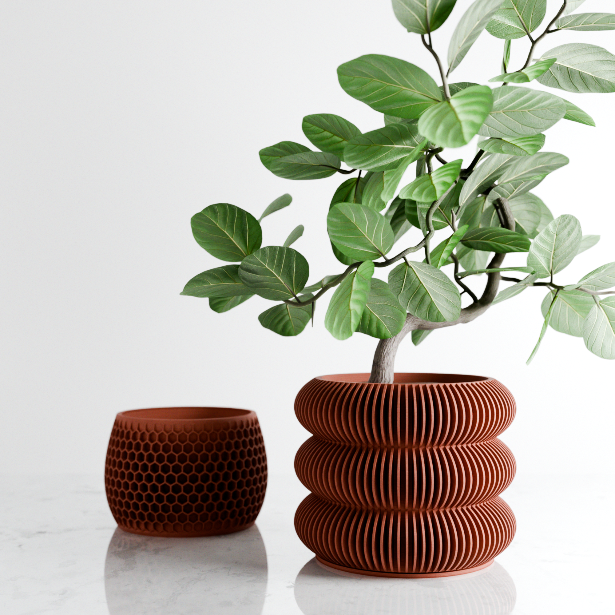 Triple Bubbles Planter from Modernized Pottery