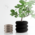 Wall Planter - Triple Bubbles Planter from Modernized Pottery