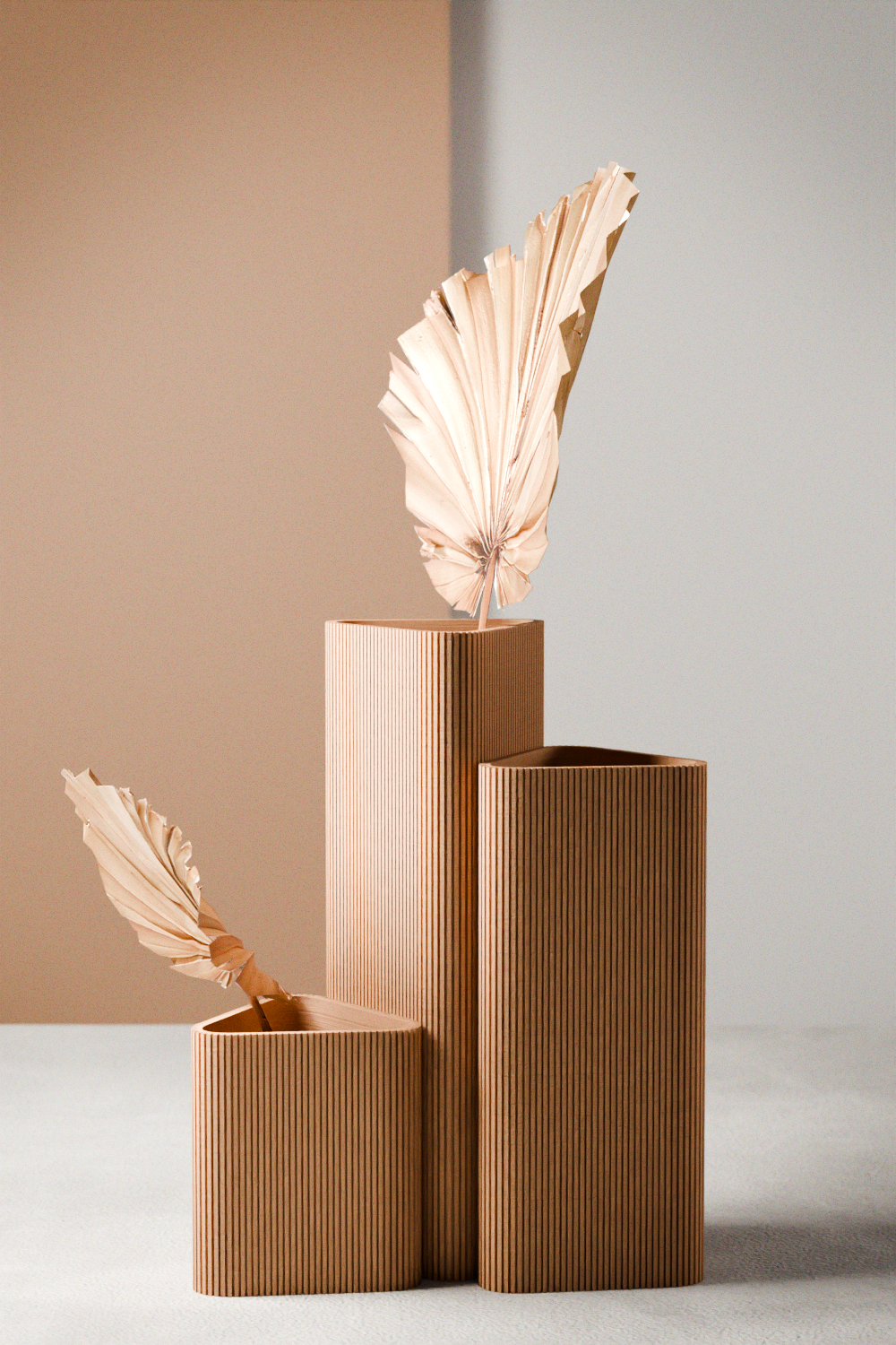 Triangle Vase from Modernized Pottery