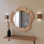 Sculpt Mirror from Modernized Pottery