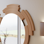 Sculpt Mirror from Modernized Pottery