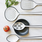 Harlow Slotted Spoon, White