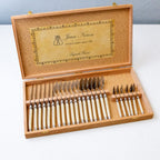 Laguiole 24 Piece Flatware Set, Ivory in Wood Presentation Box