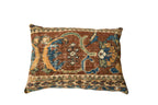 Antique Ziegler Mahal Rug Fragment Pillow