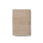 JUNA Check Bath Towel, Sand