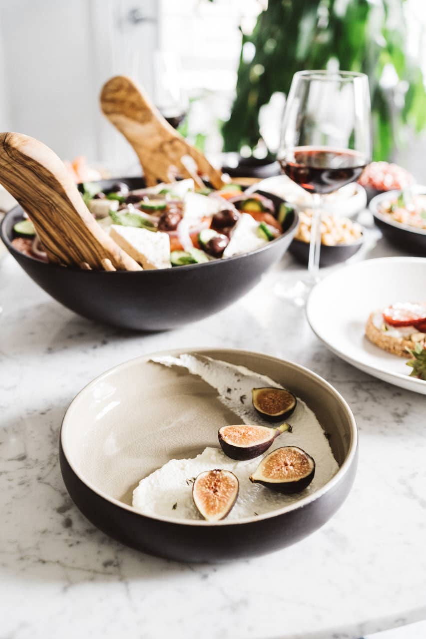 Stoneware Salad Plate