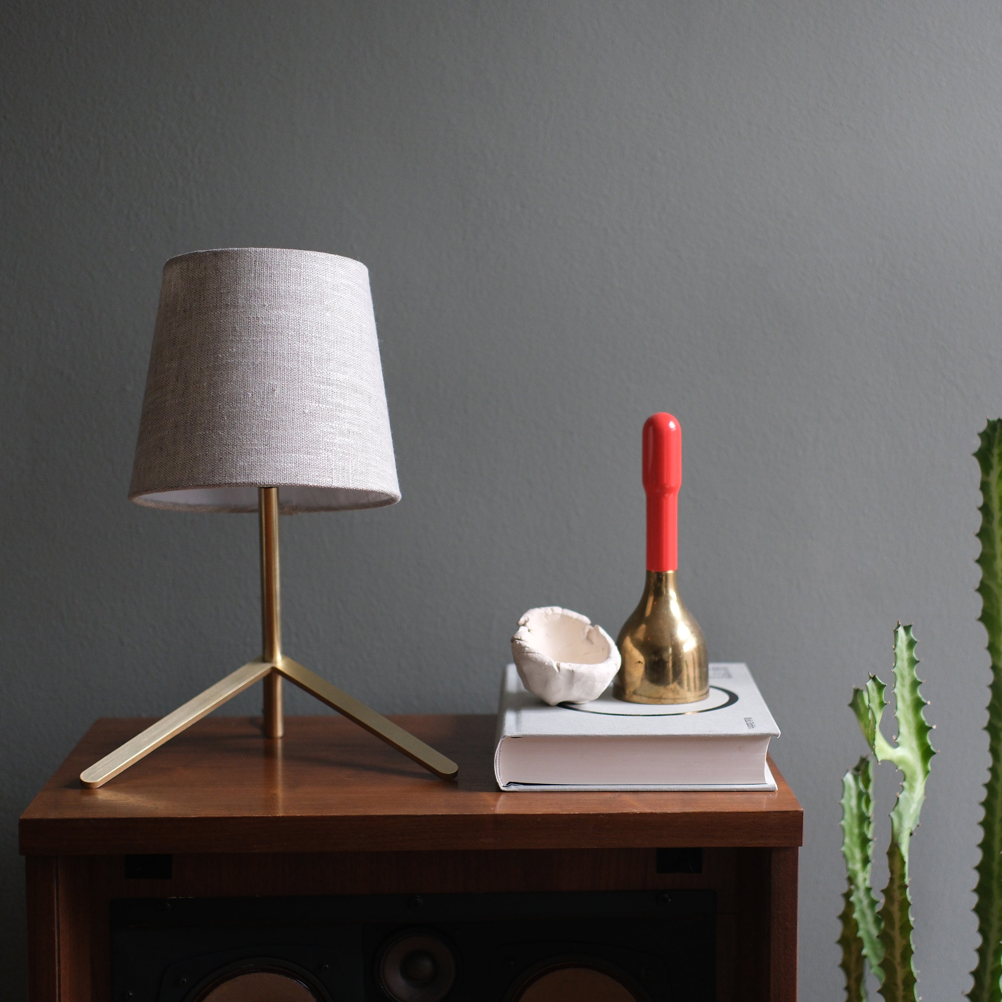 Tokyo I in black finish on a desk