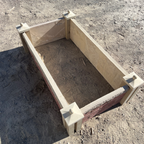 Textured Stone Prefabricated Concrete Garden Bed