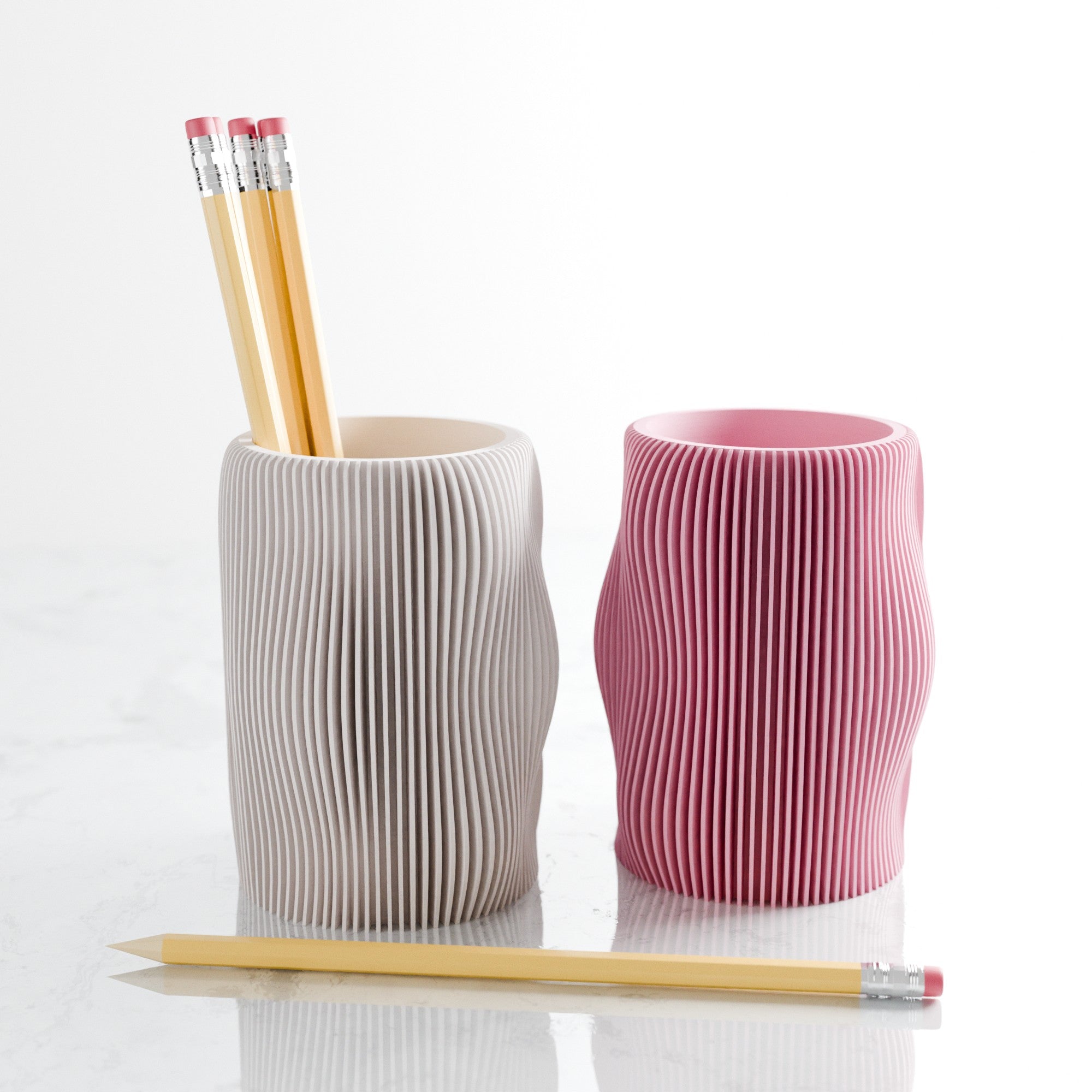 Bubbly Pencil Holder from Modernized Pottery
