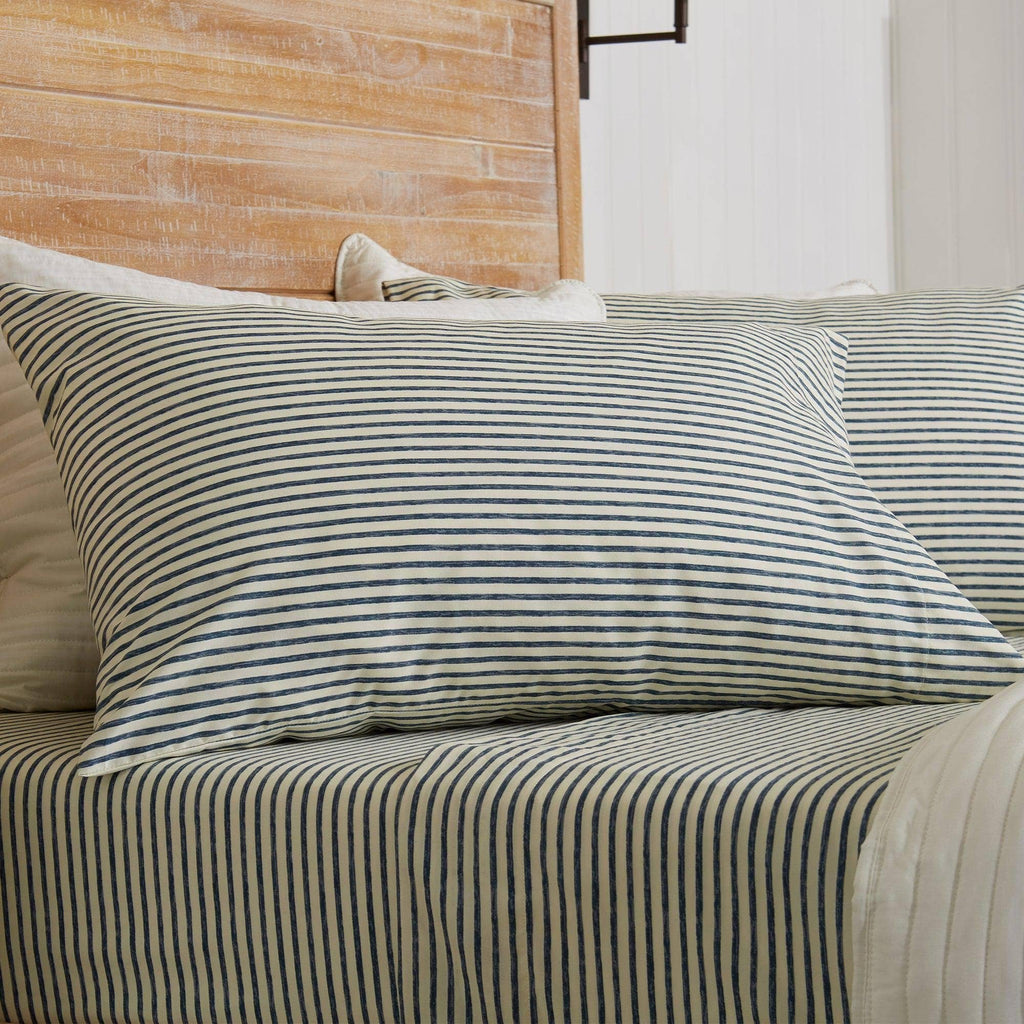 Striped Microfiber Sheet Set