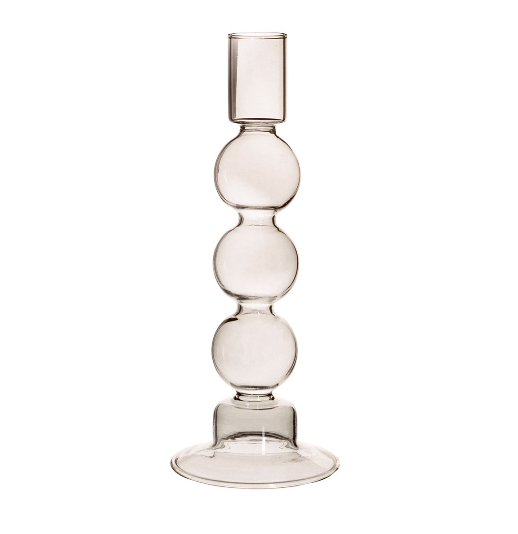 Exquisite glass candle holder