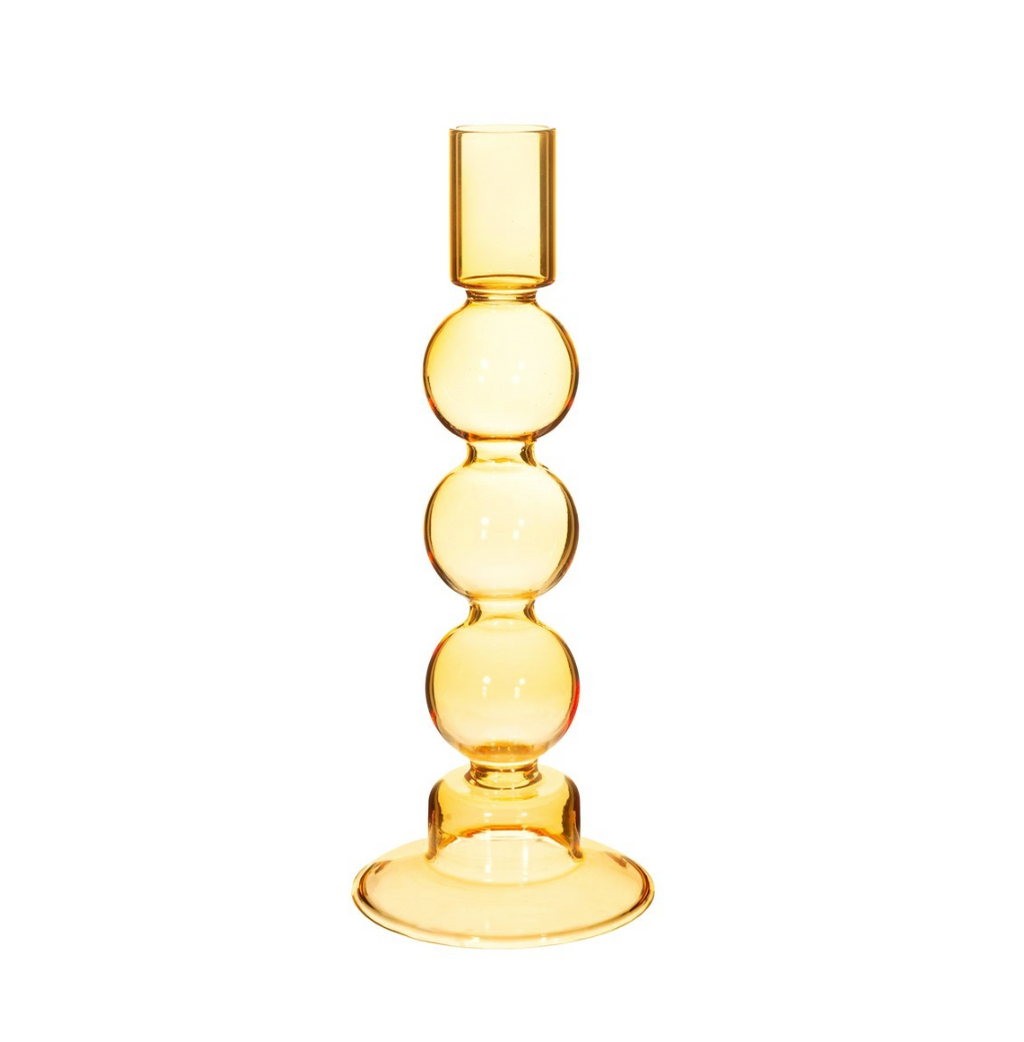 Exquisite glass candle holder