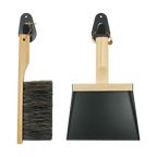 Andree Jardin "Mr & Mrs Clynk" Black Hand Brush, Dustpan and Wall Hooks