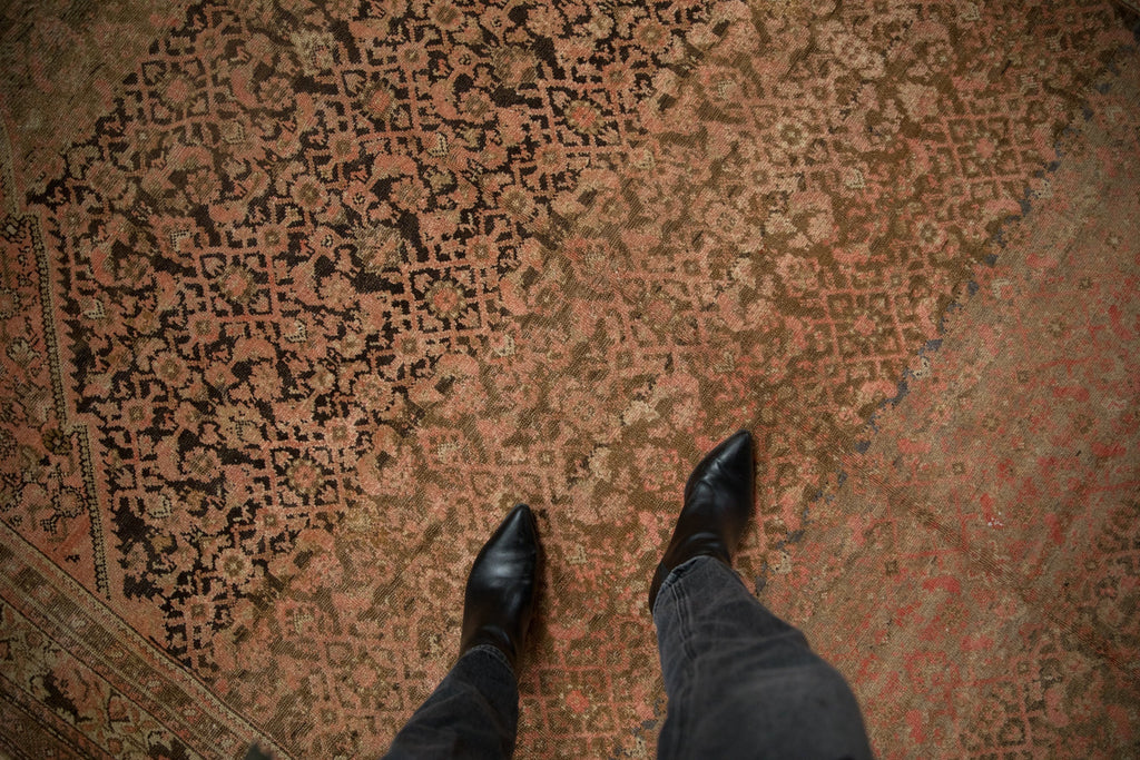 Full overhead view of Malayer carpet 7x16