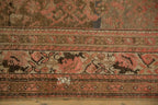 Vintage Distressed Malayer Carpet 7x16, hand-knotted one of a kind piece