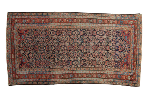 Antique Malayer Carpet 5x9.5, hand-knotted one of a kind piece