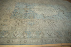 Back of the hand-knotted rug showing construction
