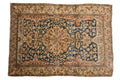 Antique Tea Washed Malayer Rug 4.5x6, hand-knotted one of a kind piece