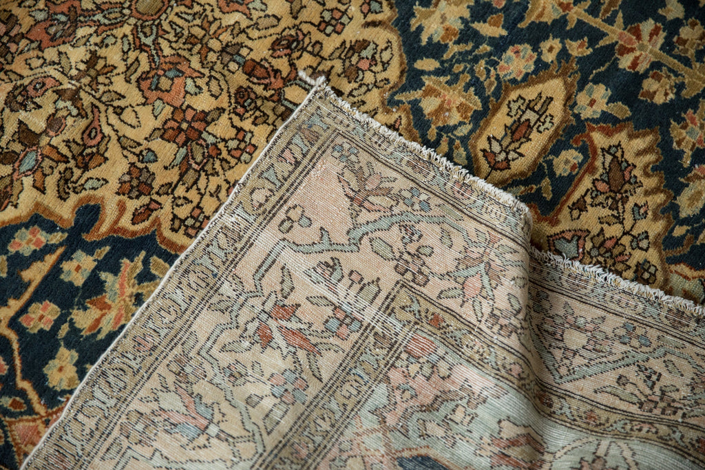 Antique Tea Washed Malayer Rug 4.5x6, hand-knotted one of a kind piece