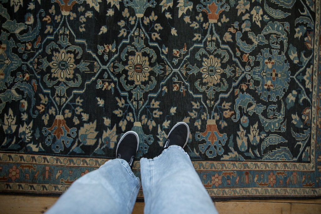 Full overhead view of Lilihan rug 4x7