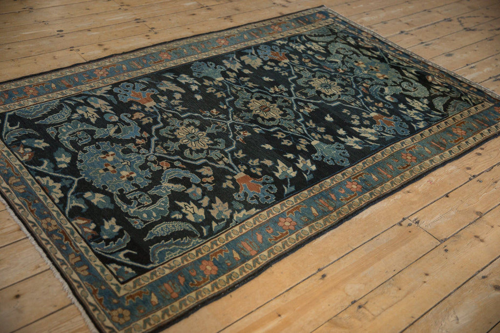 Back of the hand-knotted rug showing construction