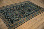 Back of the hand-knotted rug showing construction