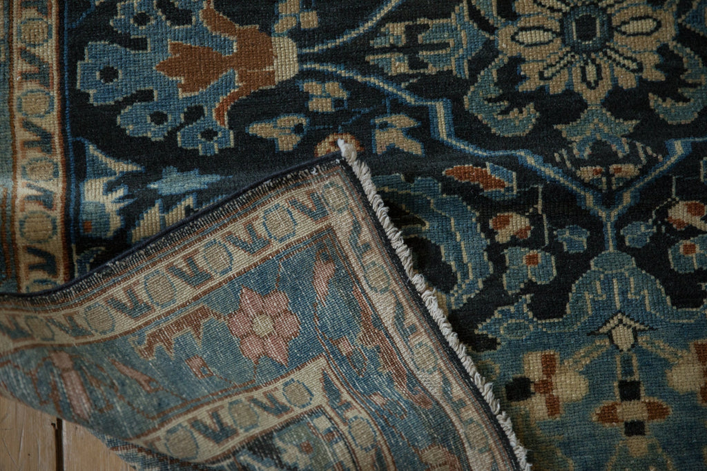 Vintage Distressed Lilihan Rug 4x7, hand-knotted one of a kind piece
