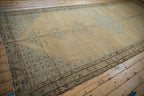 Antique Distressed Malayer Carpet 7x16, hand-knotted one of a kind piece