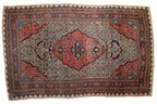 Antique Halvaie Bijar Carpet 9.5x15, hand-knotted one of a kind piece