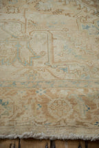 Vintage Distressed Heriz Carpet 7x11, hand-knotted one of a kind piece
