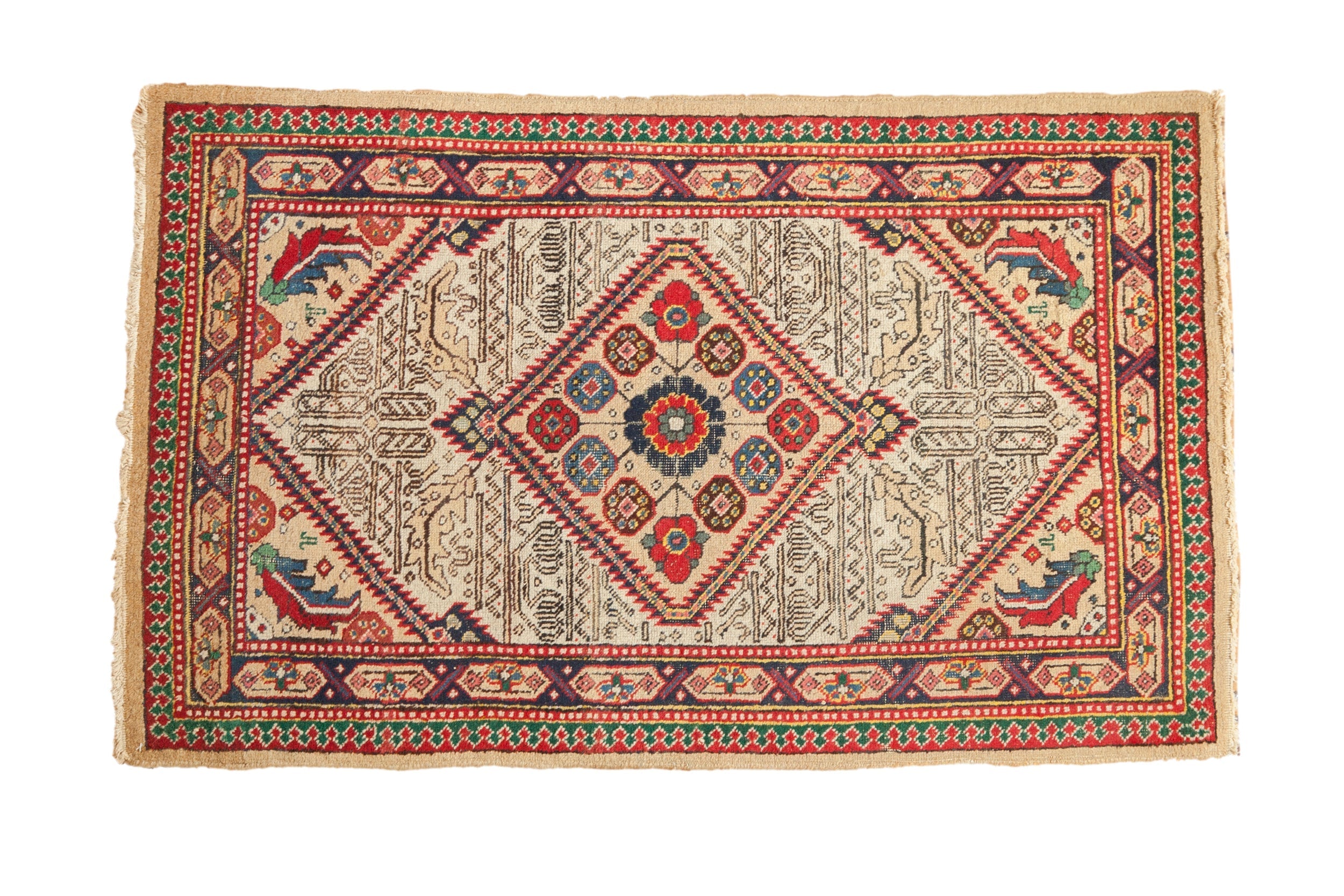 Vintage Serab Rug 2.5x4.5, hand-knotted one of a kind piece