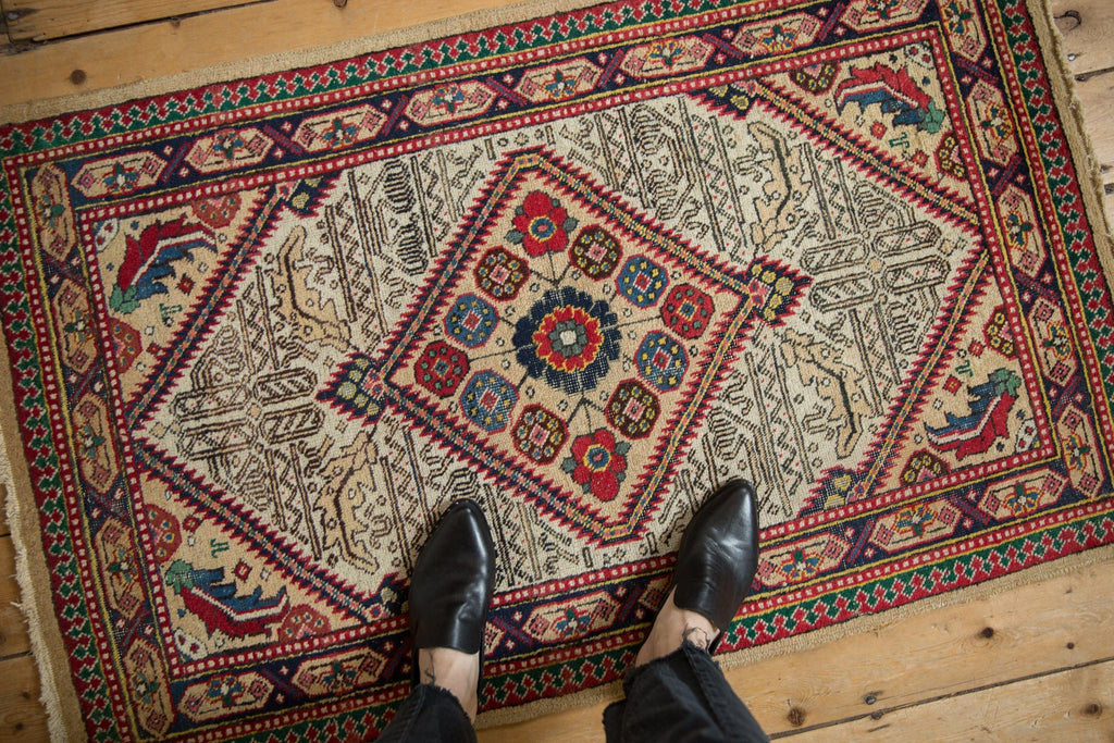 Full overhead view of Serab rug 2.5x4.5