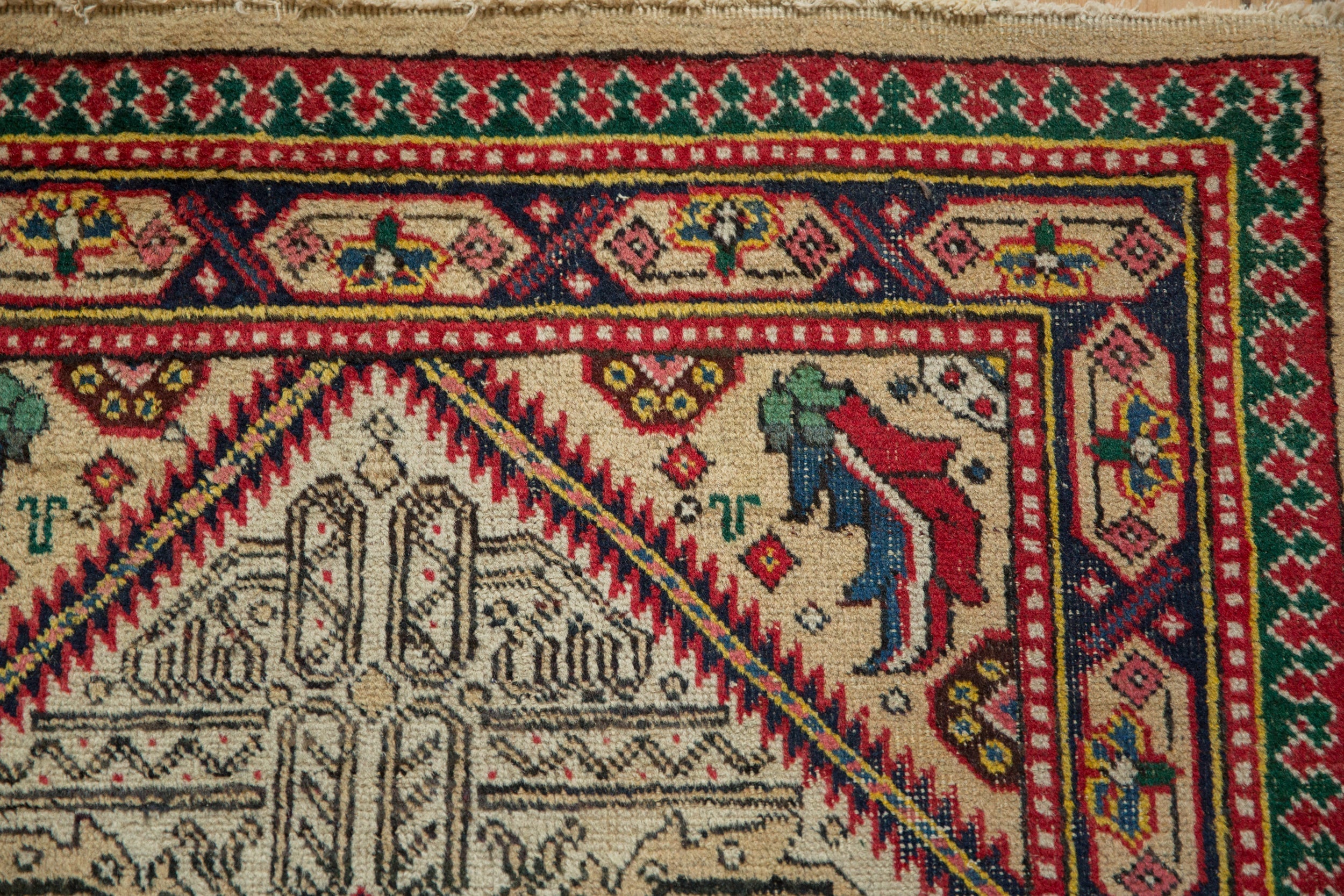 Close-up detail of pattern and pile