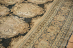 Back of the hand-knotted rug showing construction