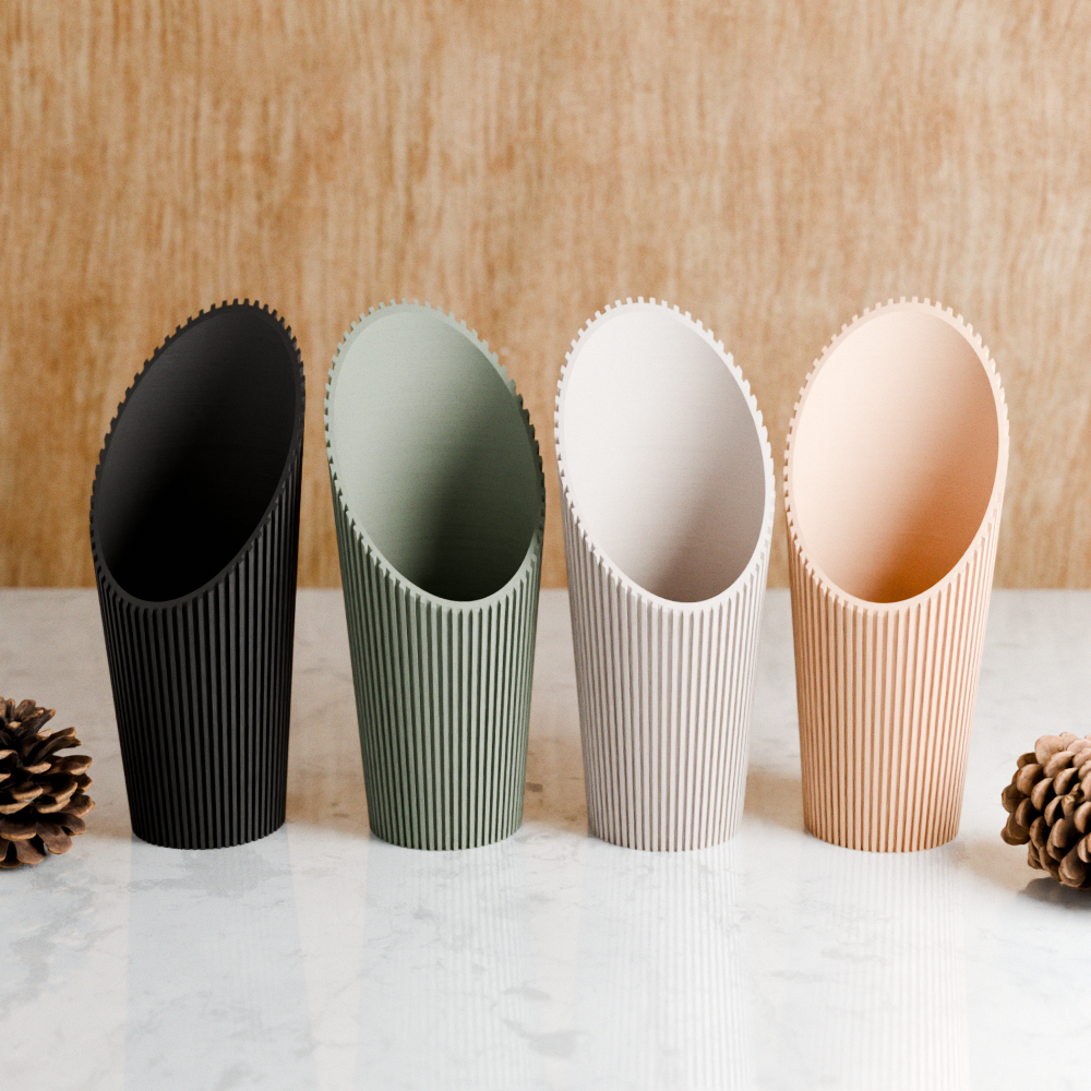 Cylindrical Soil Scoop from Modernized Pottery