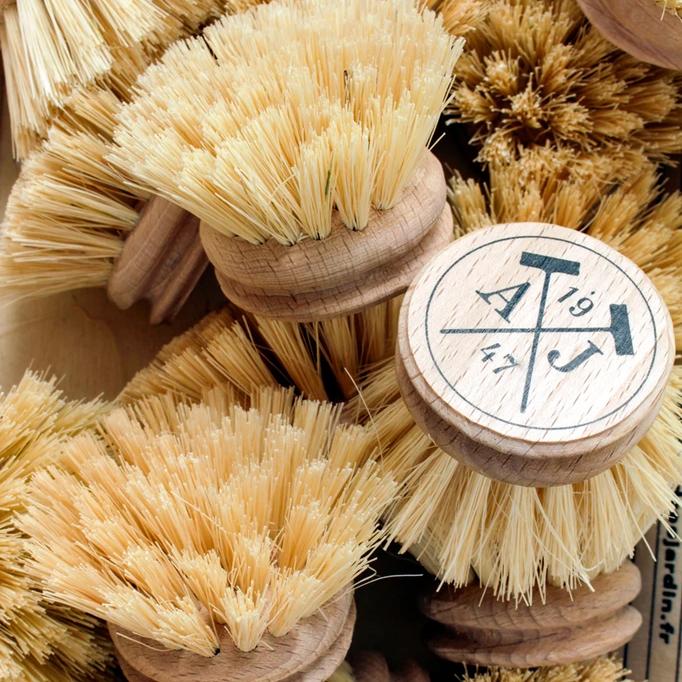 Andree Jardin Handled Dish Brush Refills - Head Only / No Handle min 12